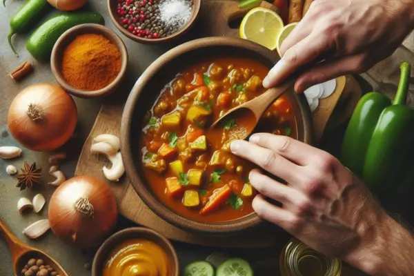 Curry Vegano Simples Uma Viagem de Sabores